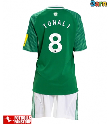 Newcastle United Sandro Tonali #8 Bortatröja Barn 2025-26 Kortärmad (+ Korta byxor)