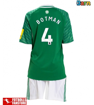 Newcastle United Sven Botman #4 Bortatröja Barn 2025-26 Kortärmad (+ Korta byxor)