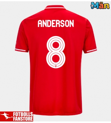 Nottingham Forest Elliot Anderson #8 Hemmatröja 2025-26 Kortärmad