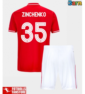 Nottingham Forest Oleksandr Zinchenko #35 Hemmatröja Barn 2025-26 Kortärmad (+ Korta byxor)