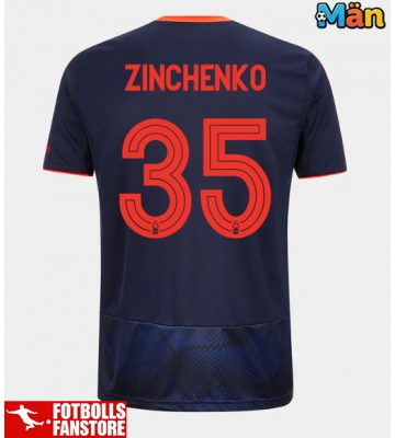 Nottingham Forest Oleksandr Zinchenko #35 Tredje Tröja 2025-26 Kortärmad