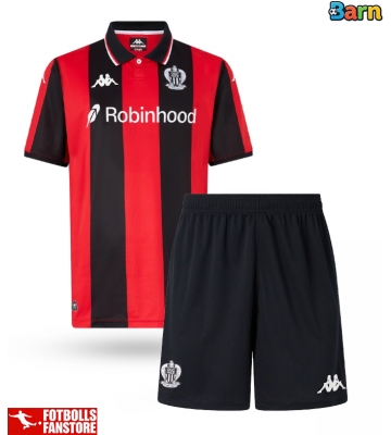 OGC Nice Hemmatröja Barn 2025-26 Kortärmad (+ Korta byxor)