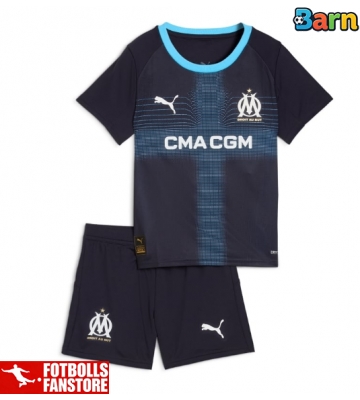 Olympique de Marseille Bortatröja Barn 2025-26 Kortärmad (+ Korta byxor)