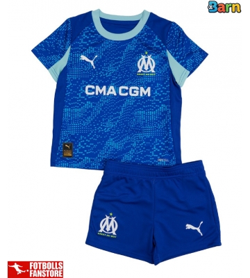 Olympique de Marseille Tredje Tröja Barn 2025-26 Kortärmad (+ Korta byxor)