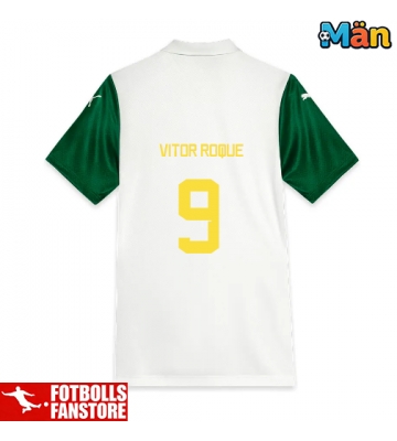 Palmeiras Vitor Roque #9 Bortatröja 2025-26 Kortärmad