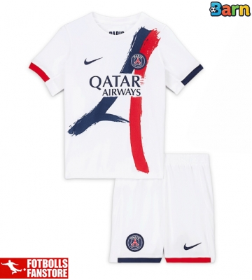 Paris Saint-Germain Bortatröja Barn 2025-26 Kortärmad (+ Korta byxor)