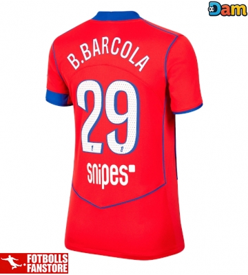 Paris Saint-Germain Bradley Barcola #29 Tredje Tröja Dam 2025-26 Kortärmad