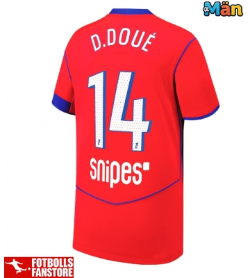 Paris Saint-Germain Desire Doue #14 Tredje Tröja 2025-26 Kortärmad
