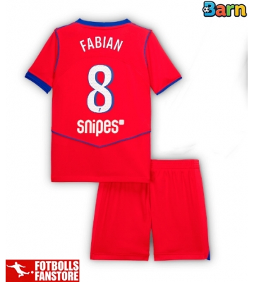 Paris Saint-Germain Fabian Ruiz #8 Tredje Tröja Barn 2025-26 Kortärmad (+ Korta byxor)