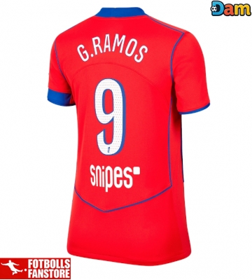 Paris Saint-Germain Goncalo Ramos #9 Tredje Tröja Dam 2025-26 Kortärmad