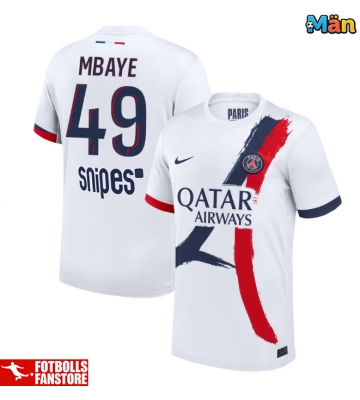 Paris Saint-Germain Ibrahim Mbaye #49 Bortatröja 2025-26 Kortärmad