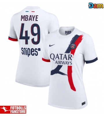 Paris Saint-Germain Ibrahim Mbaye #49 Bortatröja Dam 2025-26 Kortärmad