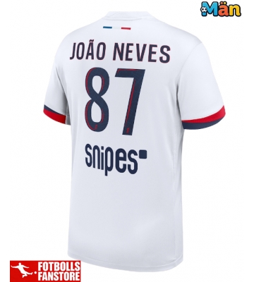 Paris Saint-Germain Joao Neves #87 Bortatröja 2025-26 Kortärmad