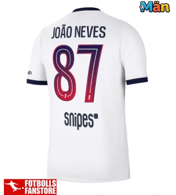 Paris Saint-Germain Joao Neves #87 Bortatröja 2026-27 Kortärmad