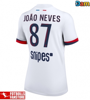 Paris Saint-Germain Joao Neves #87 Bortatröja Dam 2025-26 Kortärmad