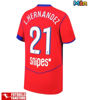 Paris Saint-Germain Lucas Hernandez #21 Tredje Tröja 2025-26 Kortärmad
