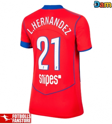 Paris Saint-Germain Lucas Hernandez #21 Tredje Tröja Dam 2025-26 Kortärmad
