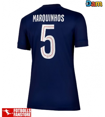 Paris Saint-Germain Marquinhos #5 Hemmatröja Dam 2025-26 Kortärmad