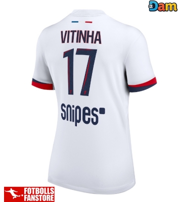 Paris Saint-Germain Vitinha #17 Bortatröja Dam 2025-26 Kortärmad