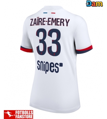 Paris Saint-Germain Warren Zaire-Emery #33 Bortatröja Dam 2025-26 Kortärmad