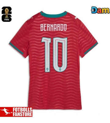 Portugal Bernardo Silva #10 Hemmatröja Dam VM 2026 Kortärmad