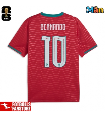 Portugal Bernardo Silva #10 Hemmatröja VM 2026 Kortärmad