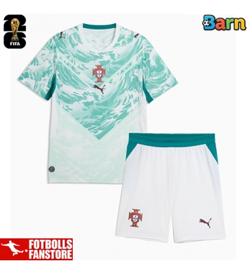 Portugal Bortatröja Barn VM 2026 Kortärmad (+ Korta byxor)