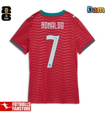 Portugal Cristiano Ronaldo #7 Hemmatröja Dam VM 2026 Kortärmad