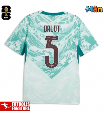 Portugal Diogo Dalot #5 Bortatröja VM 2026 Kortärmad