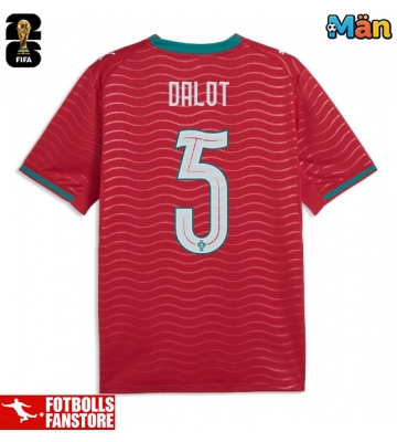 Portugal Diogo Dalot #5 Hemmatröja VM 2026 Kortärmad