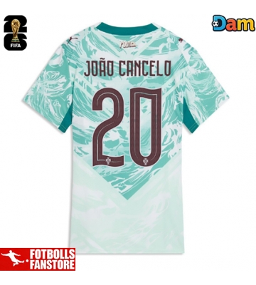 Portugal Joao Cancelo #20 Bortatröja Dam VM 2026 Kortärmad