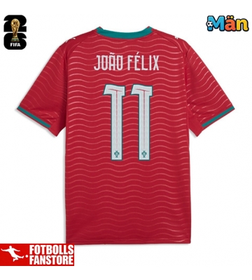 Portugal Joao Felix #11 Hemmatröja VM 2026 Kortärmad