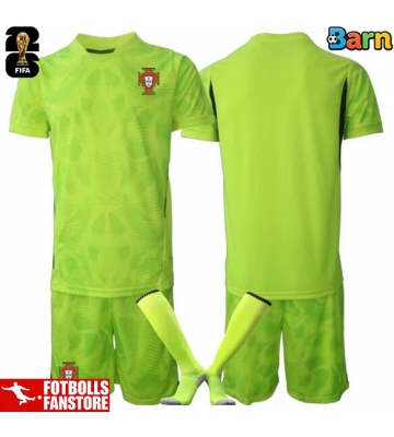 Portugal Målvakt Hemmatröja Barn VM 2026 Kortärmad (+ Korta byxor)