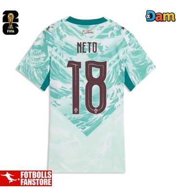 Portugal Pedro Neto #18 Bortatröja Dam VM 2026 Kortärmad