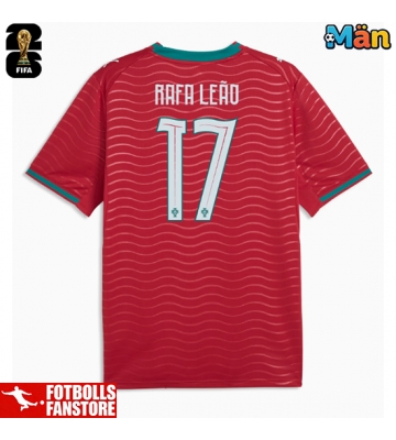 Portugal Rafael Leao #17 Hemmatröja VM 2026 Kortärmad