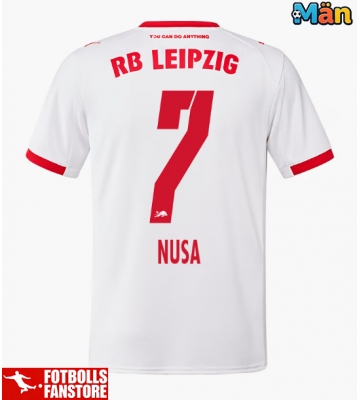 RB Leipzig Antonio Nusa #7 Hemmatröja 2025-26 Kortärmad