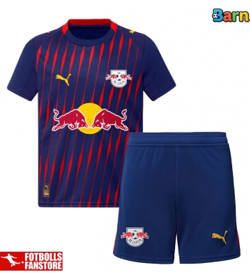 RB Leipzig Bortatröja Barn 2025-26 Kortärmad (+ Korta byxor)