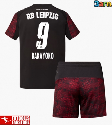 RB Leipzig Johan Bakayoko #9 Tredje Tröja Barn 2025-26 Kortärmad (+ Korta byxor)
