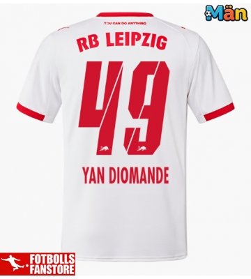 RB Leipzig Yan Diomande #49 Hemmatröja 2025-26 Kortärmad