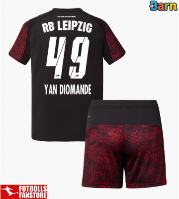 RB Leipzig Yan Diomande #49 Tredje Tröja Barn 2025-26 Kortärmad (+ Korta byxor)