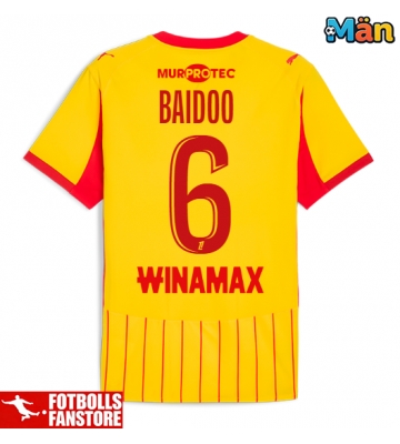 RC Lens Samson Baidoo #6 Hemmatröja 2025-26 Kortärmad