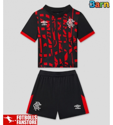 Rangers Tredje Tröja Barn 2026-27 Kortärmad (+ Korta byxor)