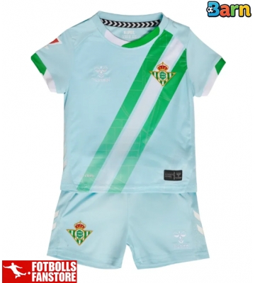 Real Betis Bortatröja Barn 2025-26 Kortärmad (+ Korta byxor)