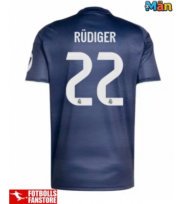 Real Madrid Antonio Rudiger #22 Bortatröja 2025-26 Kortärmad