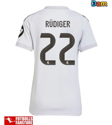 Real Madrid Antonio Rudiger #22 Hemmatröja Dam 2025-26 Kortärmad