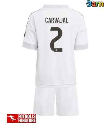 Real Madrid Daniel Carvajal #2 Hemmatröja Barn 2025-26 Kortärmad (+ Korta byxor)