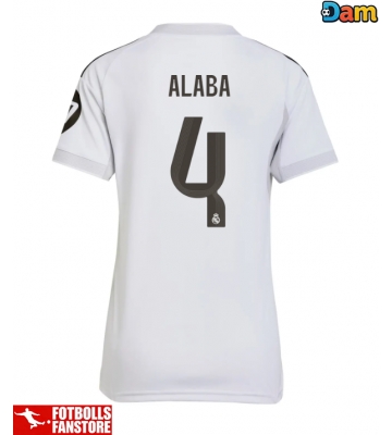 Real Madrid David Alaba #4 Hemmatröja Dam 2025-26 Kortärmad