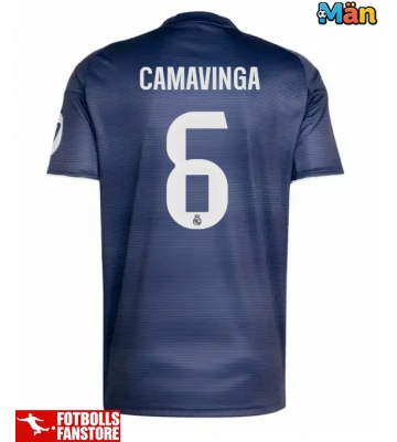 Real Madrid Eduardo Camavinga #6 Bortatröja 2025-26 Kortärmad