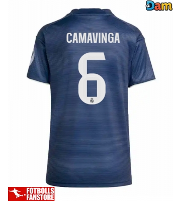 Real Madrid Eduardo Camavinga #6 Bortatröja Dam 2025-26 Kortärmad