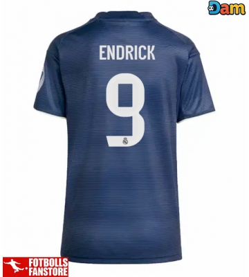 Real Madrid Endrick #9 Bortatröja Dam 2025-26 Kortärmad